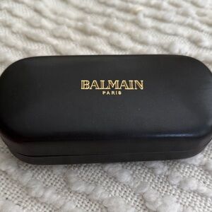 Balmain Black Case with Gold Logo